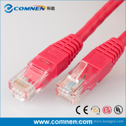 24awg bare copper utp cat6 pure copper patch cord